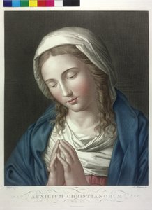 祈るマドンナ 作： Giuseppe Bortignoni