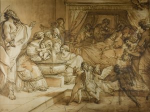 聖母の誕生 作： Giuseppe Cades