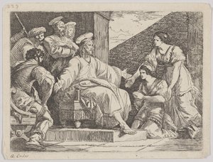 座って説教するキリスト、1766年。 作： Giuseppe Cades