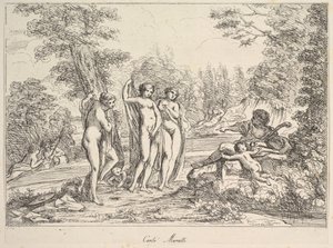 パリの審判、1740-1802。 作： Giuseppe Canale