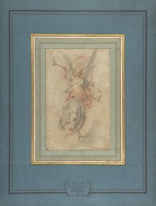 寓意的な名声の図、カリフォルニア州。 1590年。 作： Giuseppe Cesari