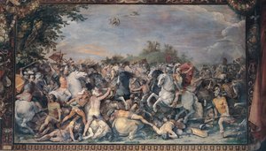 ヴァイイとフィデナエの住民との戦い、1598年〜1599年 作： Giuseppe Cesari
