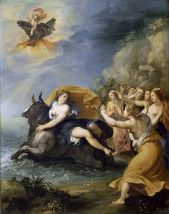 エウロパのレイプ、1604年頃。 作： Giuseppe Cesari
