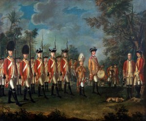 ロード・ジョージ・レノックス、フット第25連隊大佐、1771年頃（油彩・キャンバス 作： Giuseppe Chiesa