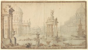 舞台美術：建築ファンタジー 作： Giuseppe Galli Bibiena