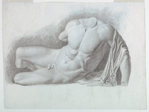 古典的なヌードのキャストの学術的研究 作： Giuseppe Longhi