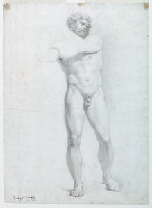男性ヌードの学術的研究 作： Giuseppe Longhi