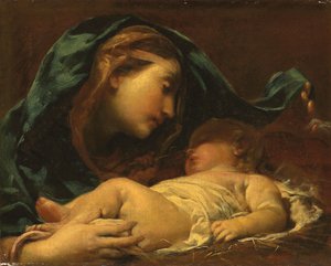 マドンナと子供 作： Giuseppe Maria Crespi