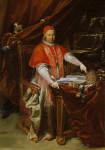 教皇ベネディクト 14 世の肖像 1675 ～ 1758 年、1740 年。 作： Giuseppe Maria Crespi