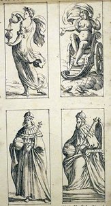 ジュゼッペ・マリア・ミテリによる17世紀のタロットカード 作： Giuseppe Maria Mitelli
