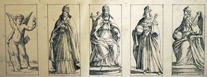 ジュゼッペマリアミテッリによる17世紀のタロットカード 作： Giuseppe Maria Mitelli
