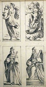 ジュゼッペマリアミテッリによる17世紀のタロットカード 作： Giuseppe Maria Mitelli