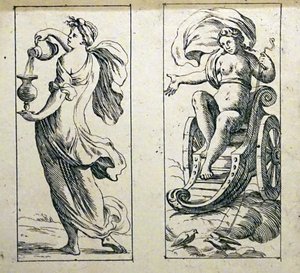 ジュゼッペマリアミテッリによる17世紀のタロットカード 作： Giuseppe Maria Mitelli