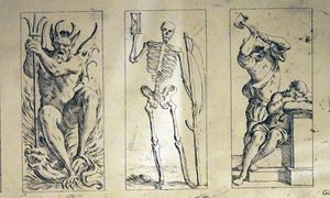 ジュゼッペマリアミテッリによる17世紀のタロットカード 作： Giuseppe Maria Mitelli