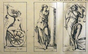 ジュゼッペマリアミテッリによる17世紀のタロットカード 作： Giuseppe Maria Mitelli