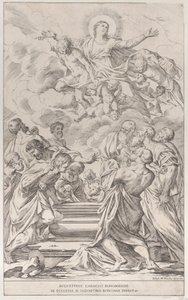 プレート 2: 聖母被昇天、1678 年。 作： Giuseppe Maria Mitelli