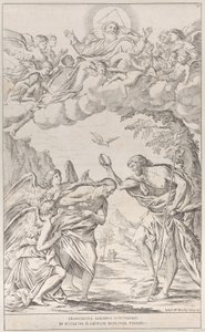 プレート 8: キリストの洗礼、1678 年。 作： Giuseppe Maria Mitelli
