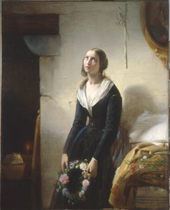 子供の死を悼む母親 作： Giuseppe Molteni