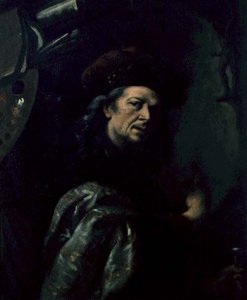 自画像（油彩・キャンバス） 作： Giuseppe Nuvolone