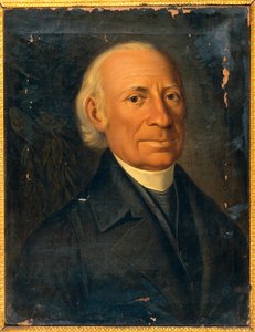 ジョヴァンニ メリ (1740-1815) の肖像、イタリアの詩人、劇作家、ジュゼッペ パターニア作、絵画 作： Giuseppe Patania