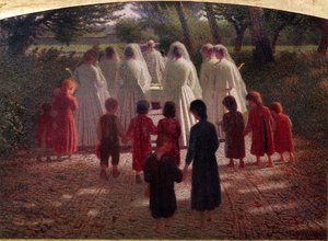死んだ子、1896-1902 作： Giuseppe Pellizza da Volpedo