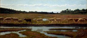 生命の鏡」 ジュゼッペ・ペリッツァ・ダ・ボルペド（1868-1907）の絵画 1895-1898 薄さ 291x132 cm トリノ、シヴィカ・ガレリア・モデルナ・エ・コンテンポラネア 作： Giuseppe Pellizza da Volpedo