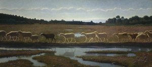 人生の鏡 作： Giuseppe Pellizza da Volpedo
