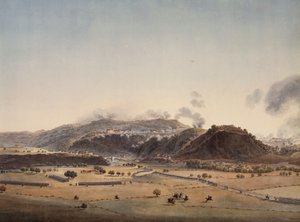 デゴの戦い、マセナ師団とラハープ師団の攻撃、4月14日 作： Giuseppe Pietro Bagetti