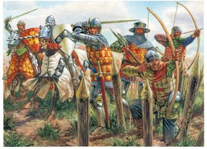 百年戦争百年戦争 英国の兵士たち 作： Giuseppe Rava