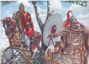 古代後期のローマ将校 作： Giuseppe Rava