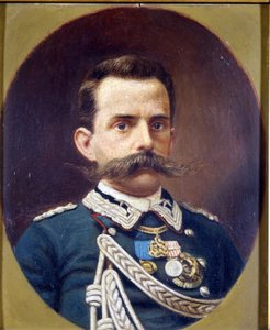 ハンバート 1 世 (1844-1900)。 G.リヴァの絵。 ルネッサンス博物館。 ミラノ