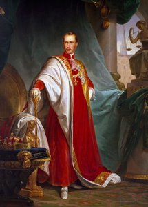 イタリア語： オーストリア皇帝フランツ・ヨーゼフの肖像 オーストリア皇帝フランツ・ヨーゼフの肖像 作： ジュゼッペ・ソーニ