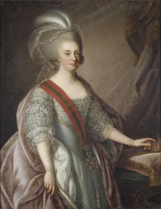 敬虔な（またはマッド）と呼ばれるポルトガルのマリー1世女王 - ポルトガルのマリア1世女王（1734-1816）、Troni、Giuseppe（1739-1810）作。 キャンバスに油彩 作： Giuseppe Troni