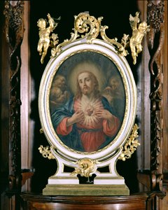 寄宿学校のチャペルからのキリストの聖心、1766年 作： Giuseppe Varotti