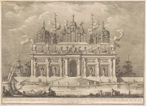 1765年の中国のプリマ・マッキナ：ヘスペリデスの庭 作： Giuseppe Vasi, after Giuseppe Palazzi, after Paolo Posi