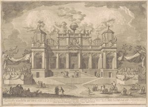 1770 年の中国のプリマ マッキナ: 商業のためのローマの建物