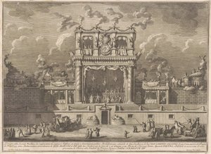1769年の中国のSeconda Macchina：公共の娯楽のための建物 作： Giuseppe Vasi, after Giuseppe Palazzi, after Paolo Posi
