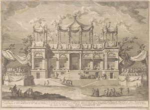 1770 年の中国の Seconda Macchina: 魚市場のポルティコ 作： Giuseppe Vasi, after Giuseppe Palazzi, after Paolo Posi