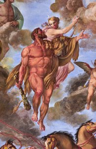 アルテミスを表すディテール、ヘラクレスの神格化 作： Giuseppe Velasco