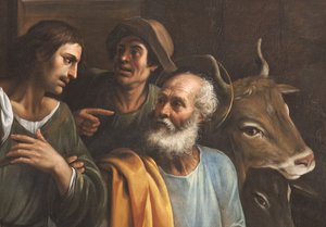 キリスト降誕、詳細 作： Giuseppe Vermiglio