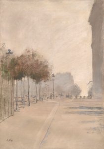 パリの眺め 作： Giuseppe de Nittis