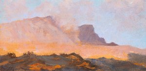 ヴェスヴィオ山の噴気孔、1871年頃、ジュゼッペ・デ・ニッティス（1846-1884）作、油彩・キャンバス 作： Giuseppe or Joseph de Nittis
