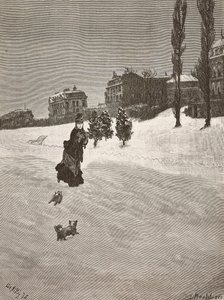 寒い！」「雪の中を歩く女性」「ジュゼッペ・デ・ニッティスの絵からの版画」「モンテフスコの絵」「L