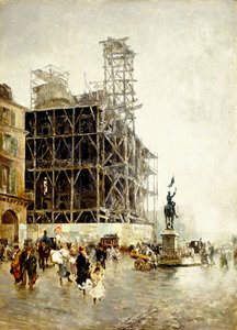ピラミッド広場、 作： Giuseppe or Joseph de Nittis