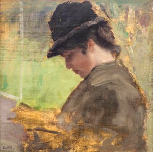 イングリッシュ・ガール 作： Giuseppe or Joseph de Nittis