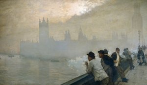 ウェストミンスター 作： Giuseppe or Joseph de Nittis