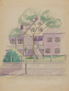 古いオランダの農家、c。 1936年。 作： Gladys Cook