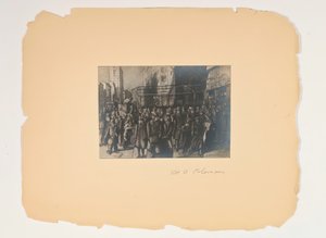 人々の生活のシーン、無題のポートフォリオ、1906年。 作： Glenn O Coleman