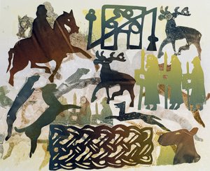 エンシェントトラベラーズ、1995（モノタイプ） 作： Gloria Wallington
