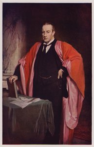 スタンリー・ボールドウィン、イギリスの政治家、首相（カラーリトグラフ） 作： Glyn Warren Philpot